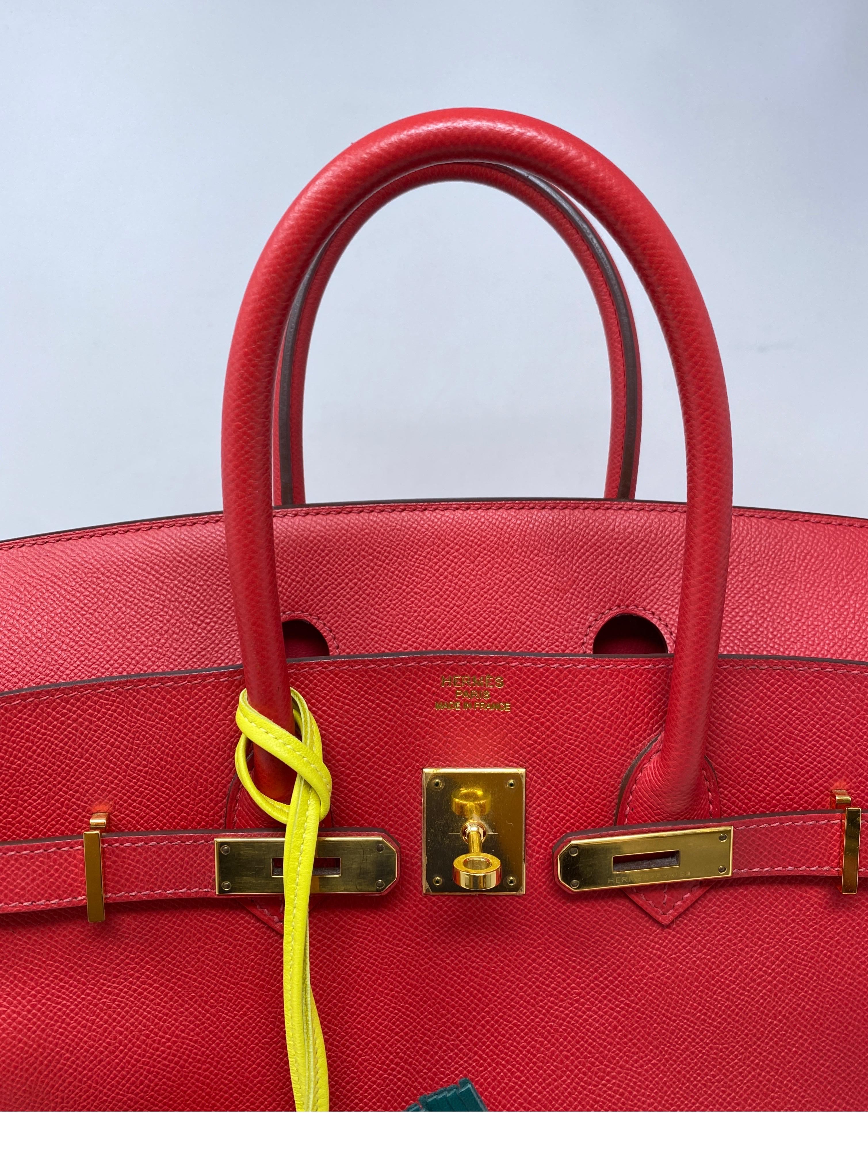 Hermes Birkin 35 Bougainvillea Epsom Bag 1