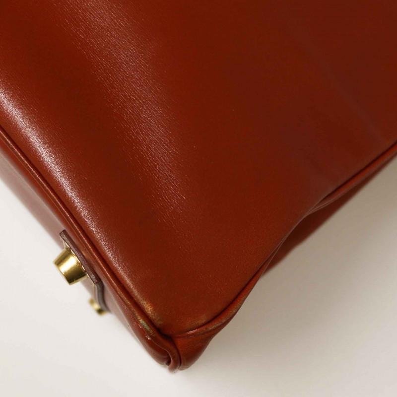 Hermes Birkin 35 Box Pelle Cognac 5