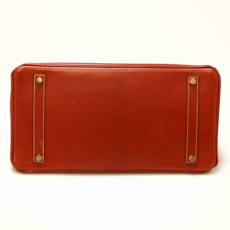 Hermes Birkin 35 Box Pelle Cognac 1