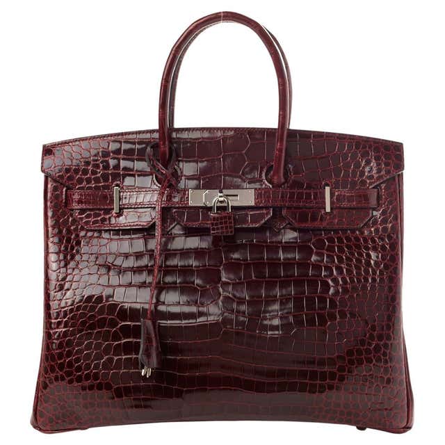 Hermes Olive Green Togo Leather Special Order 35cm Birkin Bag GHW at ...