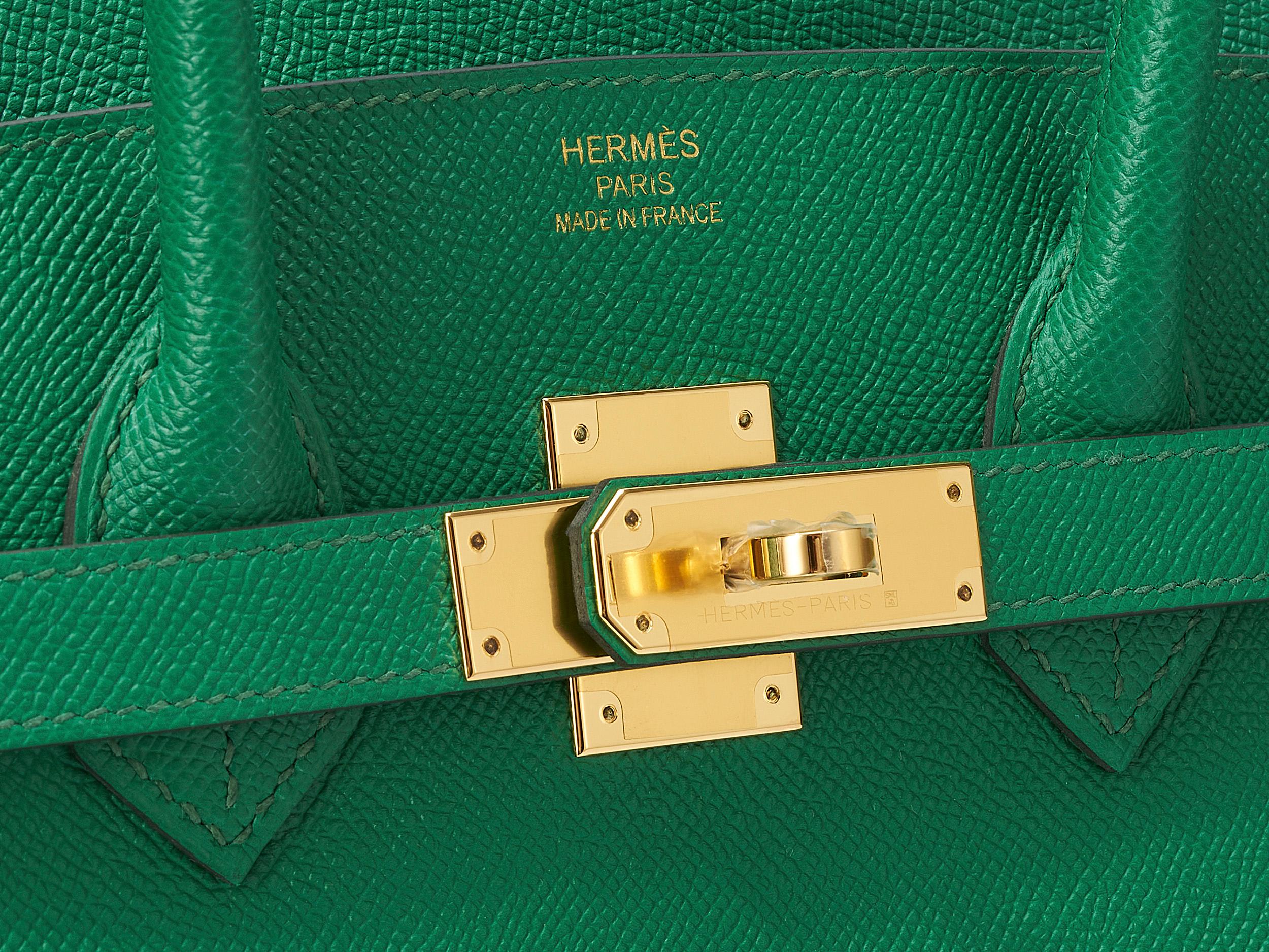 Hermès Birkin 35 Cactus Epsom Gold Hardware In New Condition In Berlin, DE