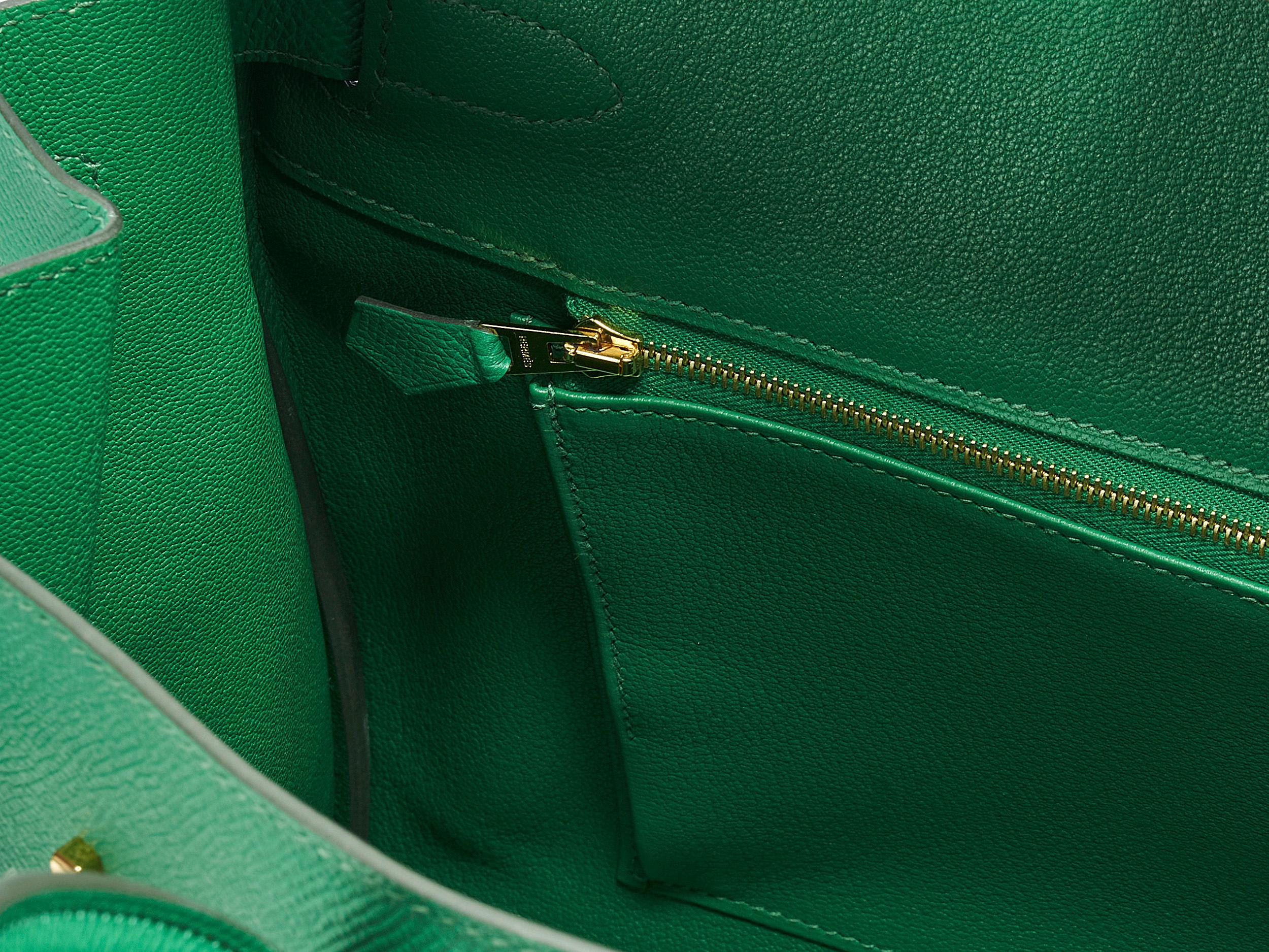 Hermès Birkin 35 Cactus Epsom Gold Hardware 2