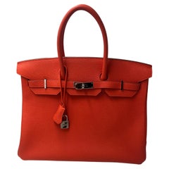 Hermes Birkin 35 Capucine phw