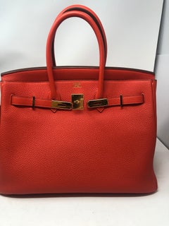 Hermes Birkin 35 Capucine Veau Togo