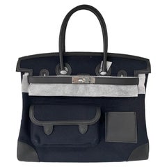 Hermes Birkin 35 Cargo Swifth Azul