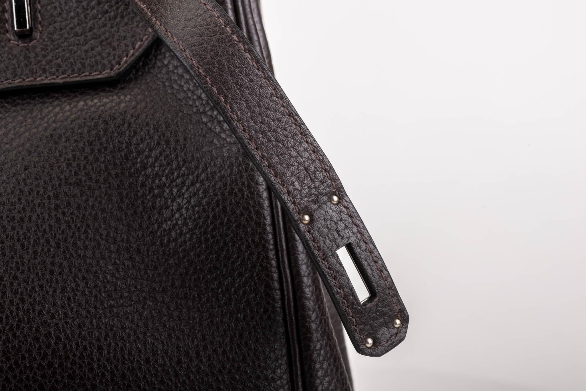 Women's Hermes Birkin 35 cm Ebene Clemence Bag
