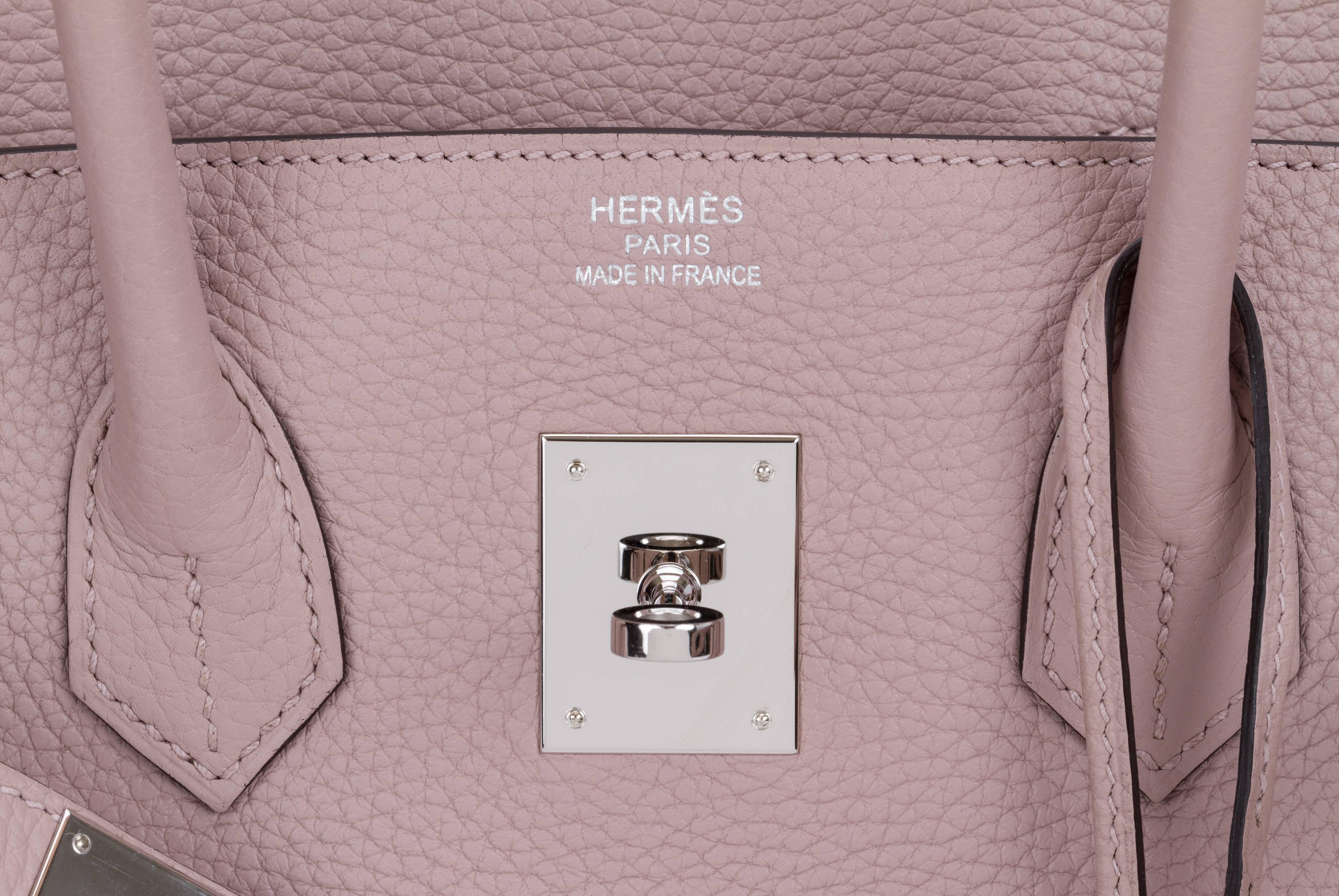 Hermes Birkin 35 CM Glicine Clemence Bag 4
