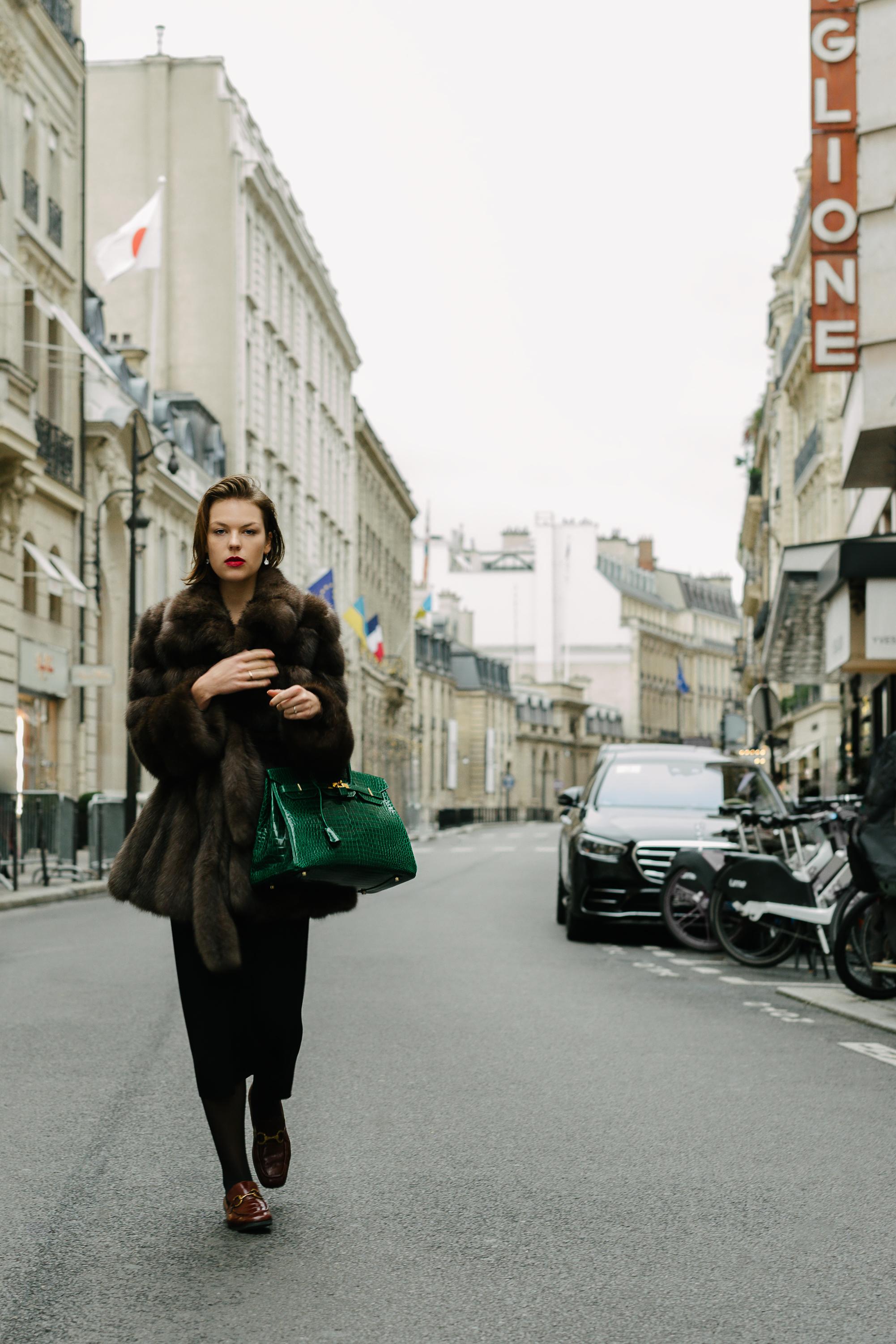 Hermès Birkin 35 cm handbag in emerald green Crocodile, GHW 8
