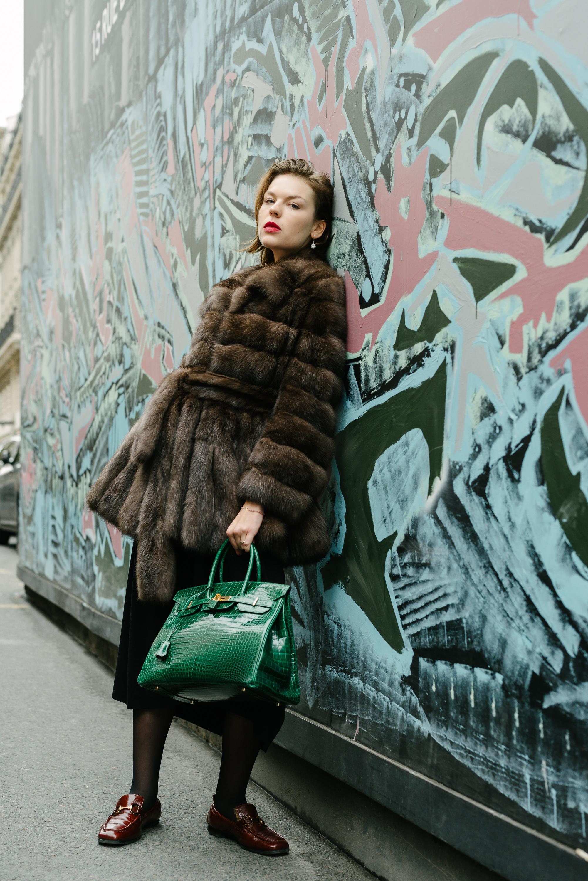 Hermès Birkin 35 cm handbag in emerald green Crocodile, GHW 11