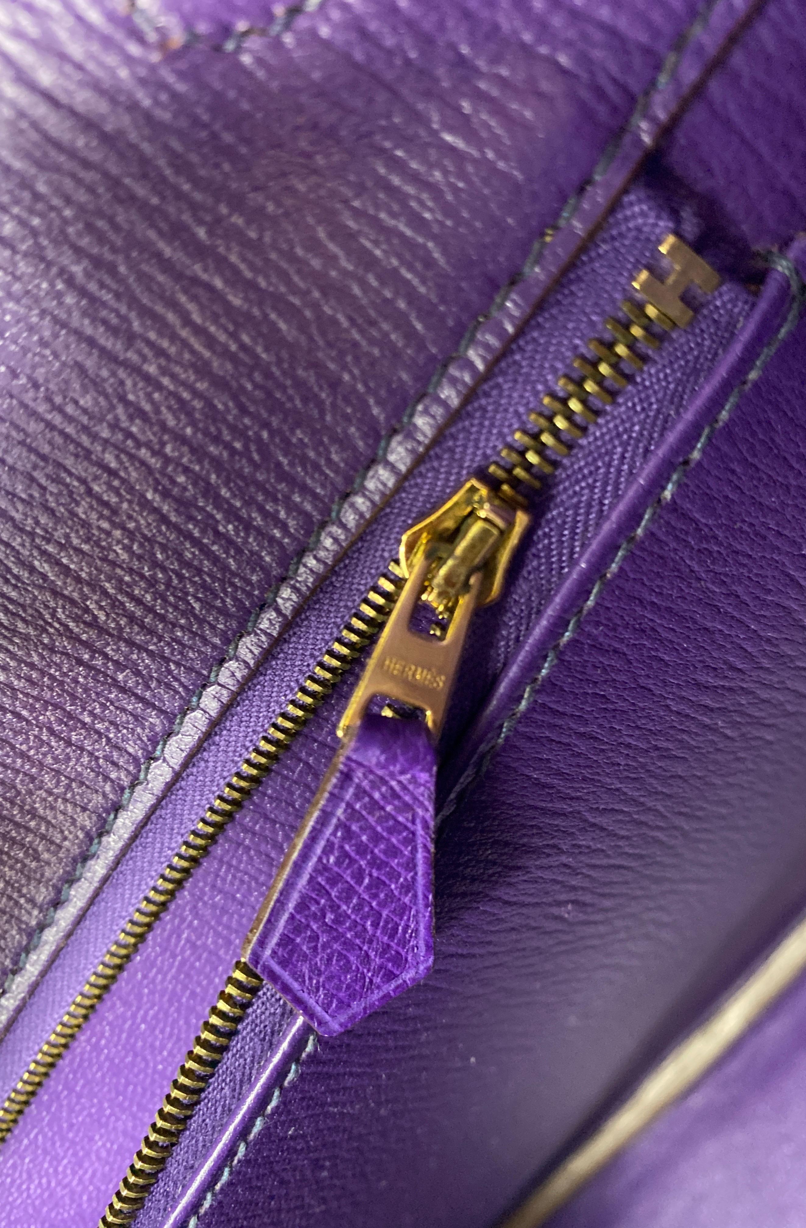Hermès Birkin 35 Crocus Purple Bag 15