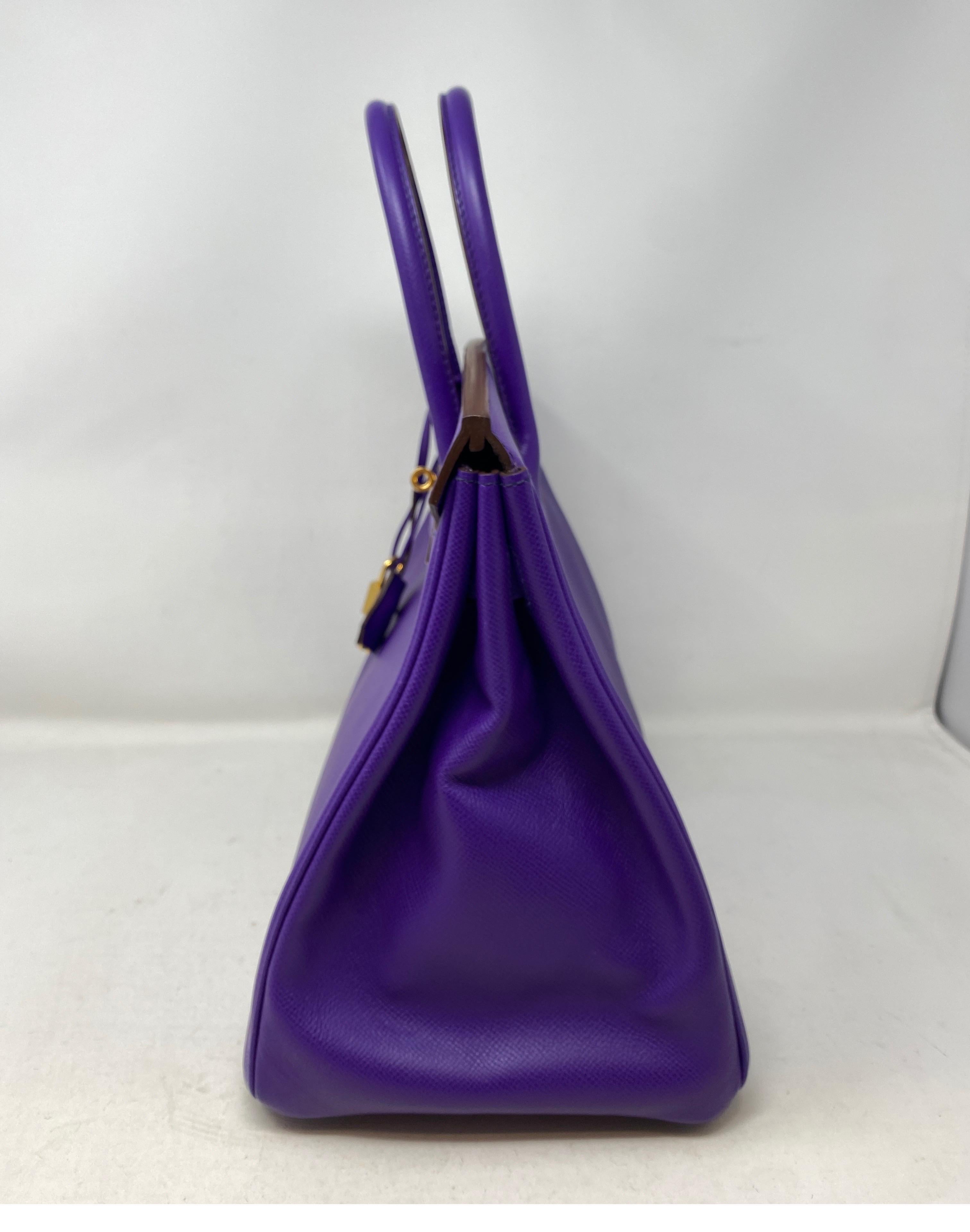 Women's or Men's Hermès Birkin 35 Crocus Purple Bag