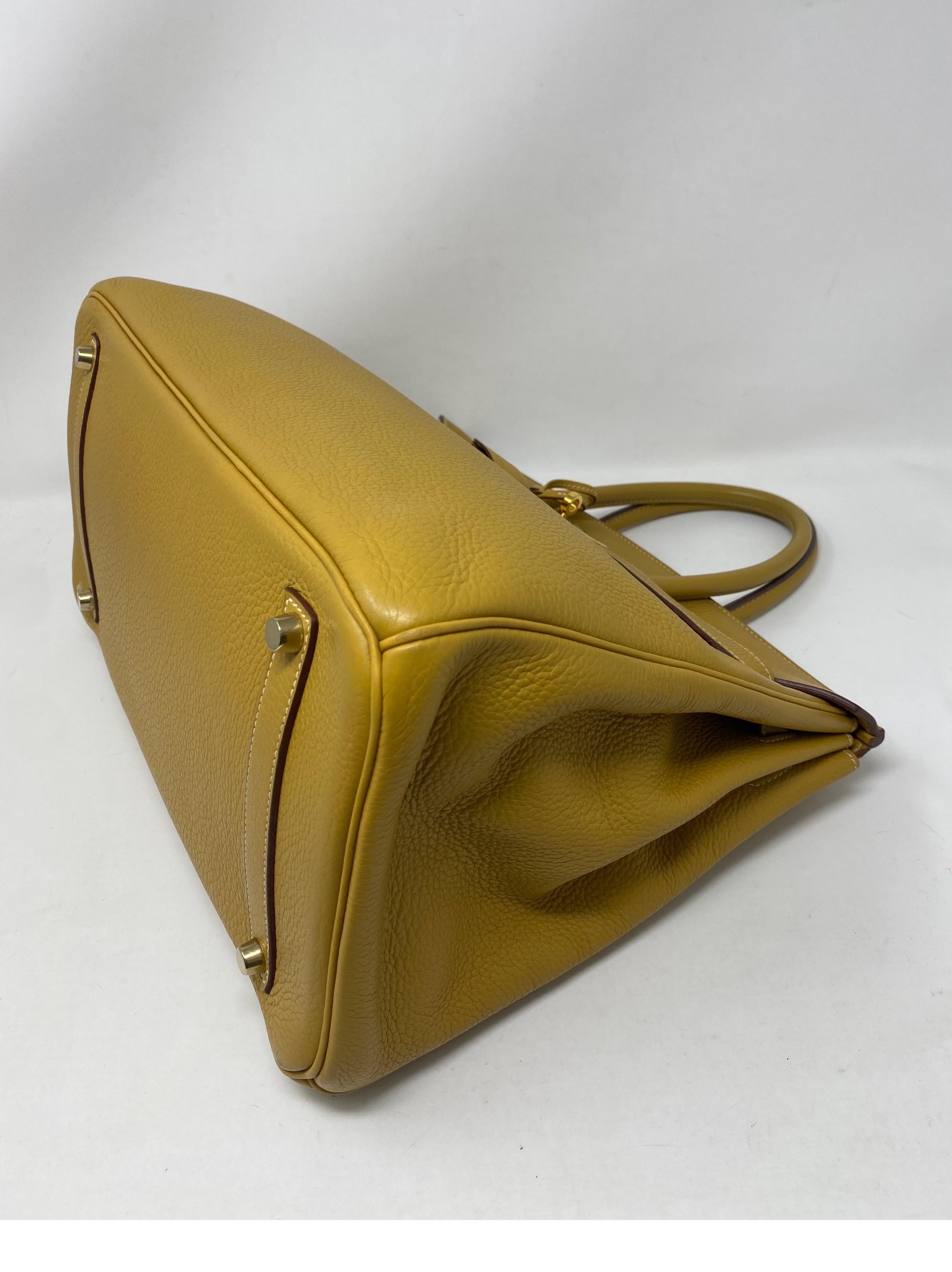 Hermes Birkin 35 Curry Yellow Bag 3