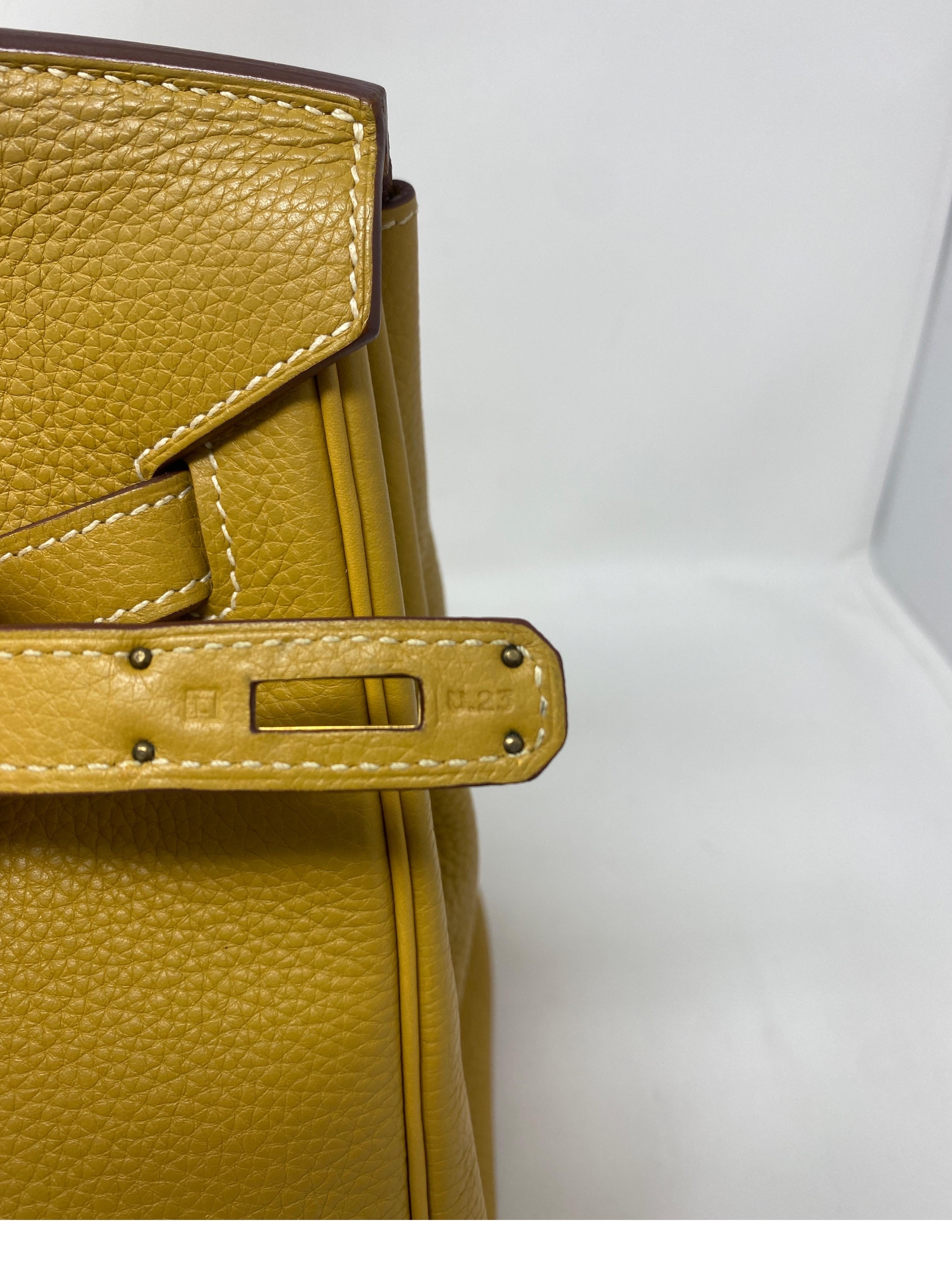 Hermes Birkin 35 Curry Yellow Bag 5