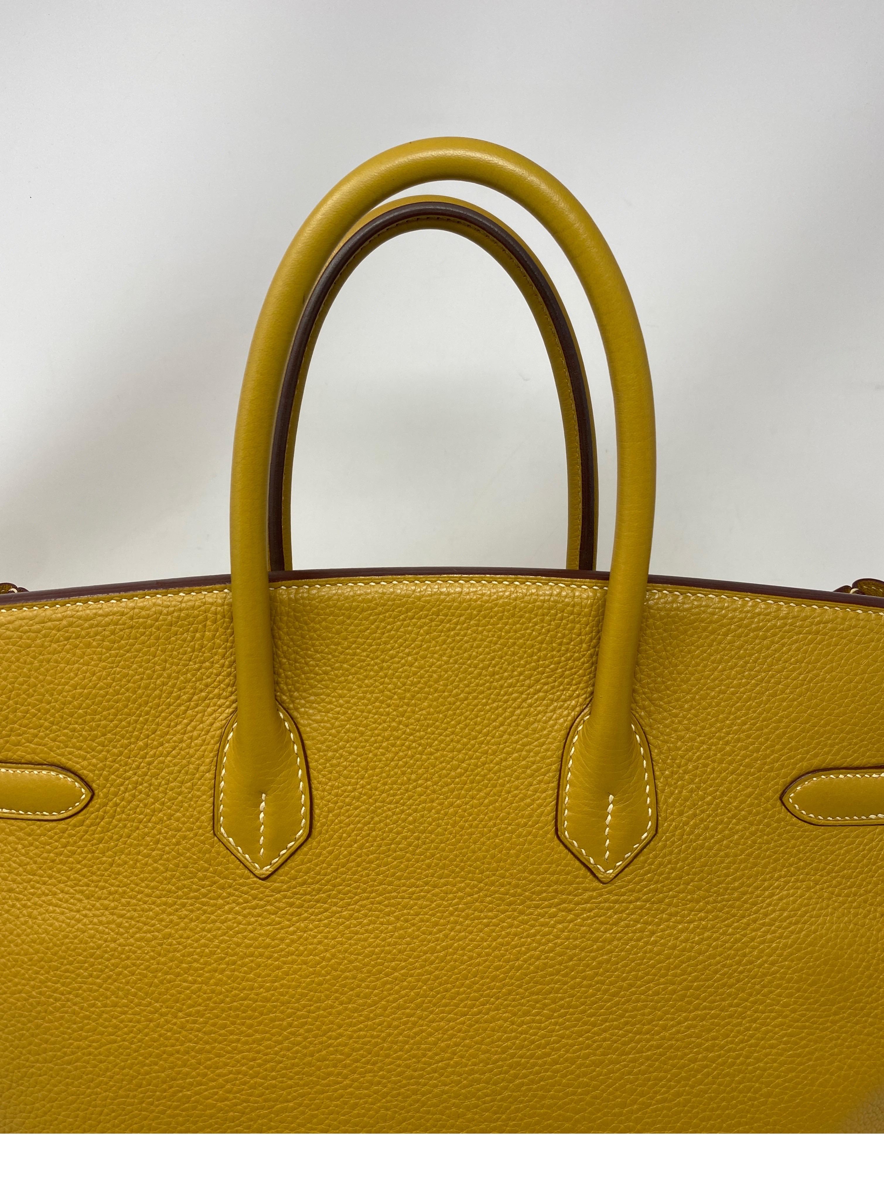 Hermes Birkin 35 Curry Yellow Bag 11