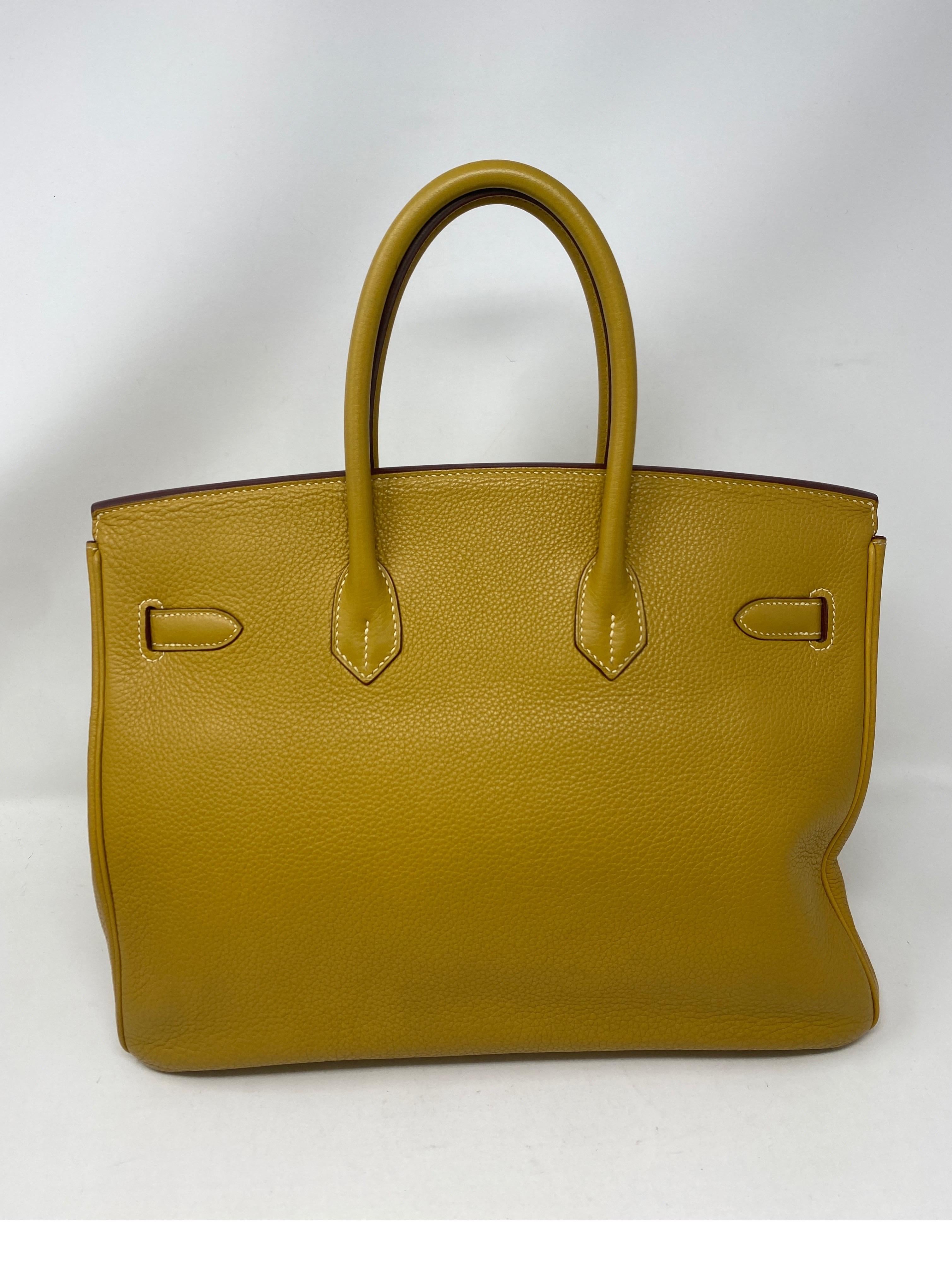 yellow birkin bag