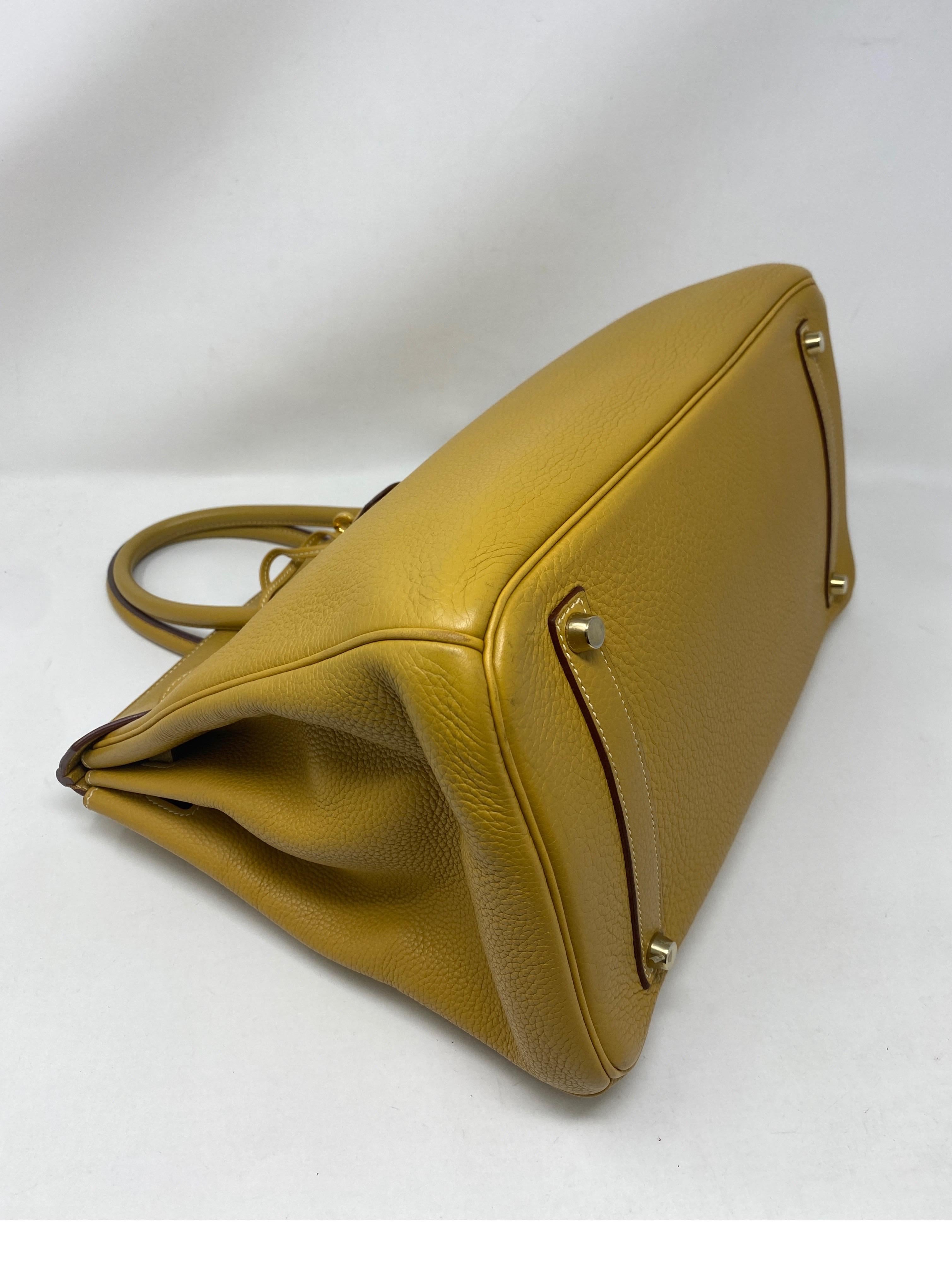 Hermes Birkin 35 Curry Yellow Bag 2