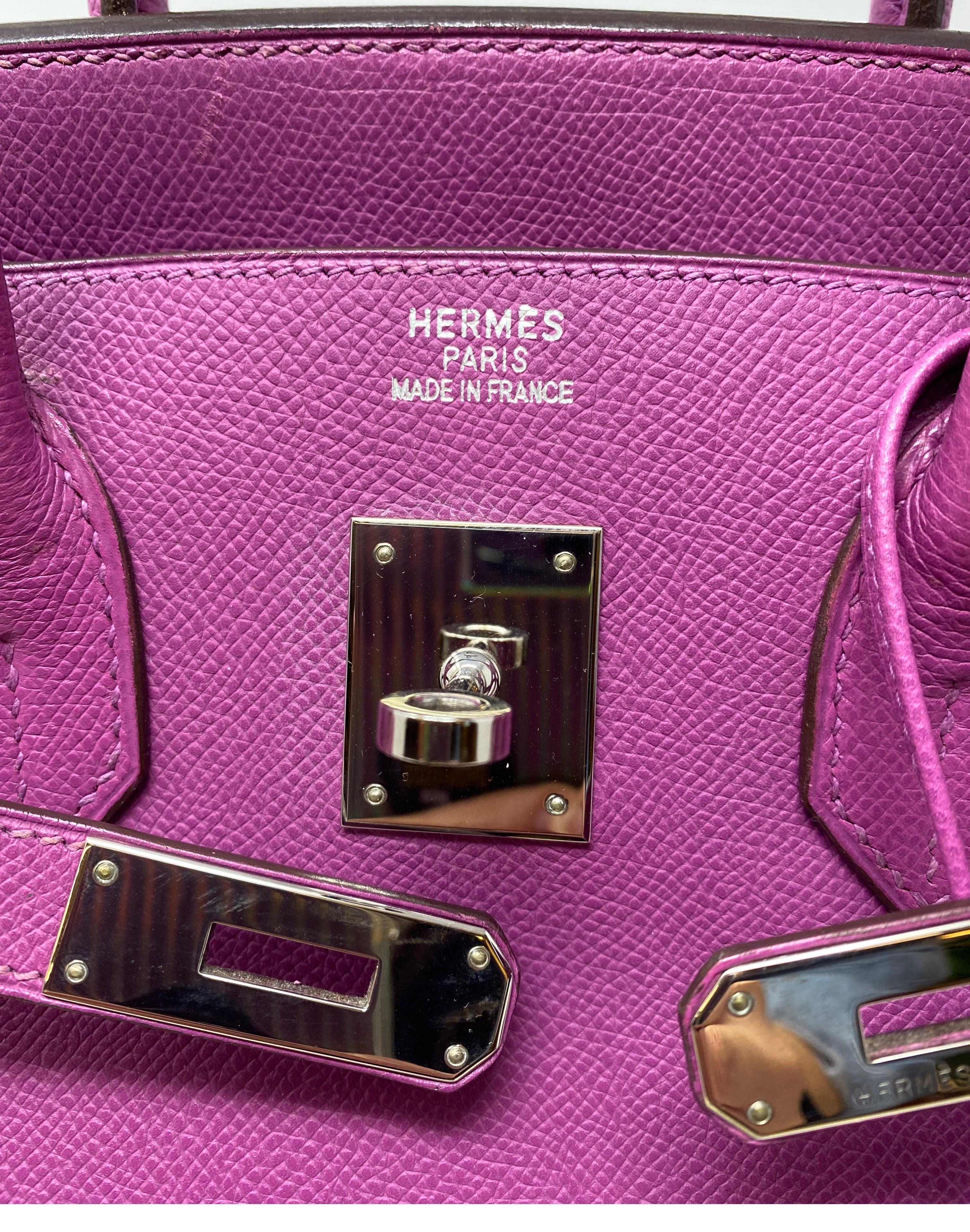 Hermès Birkin 35 Cyclamen Epsom Bag 7
