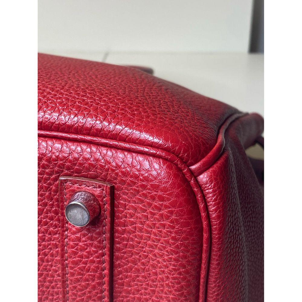 Hermès birkin 35 Deep Red silver hardware bag 3