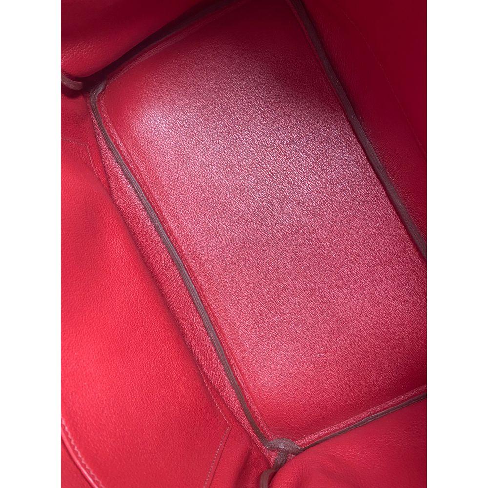 Hermès birkin 35 Deep Red silver hardware bag 2