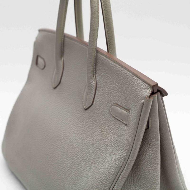 HERMES Birkin 35 Dove Gray Togo Leather 4