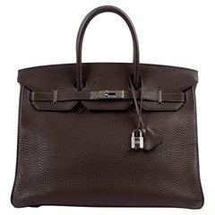 Hermès Birkin 35 Ebene Togo PHW