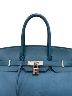 Hermès Birkin 35 Epsom Bleu De Galice