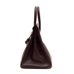 HERMES Birkin 35 Epsom Grape Bag