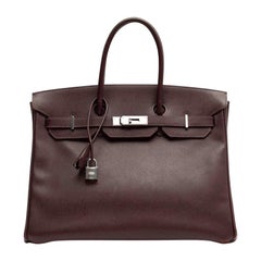 HERMES Birkin 35 Epsom Traubentasche