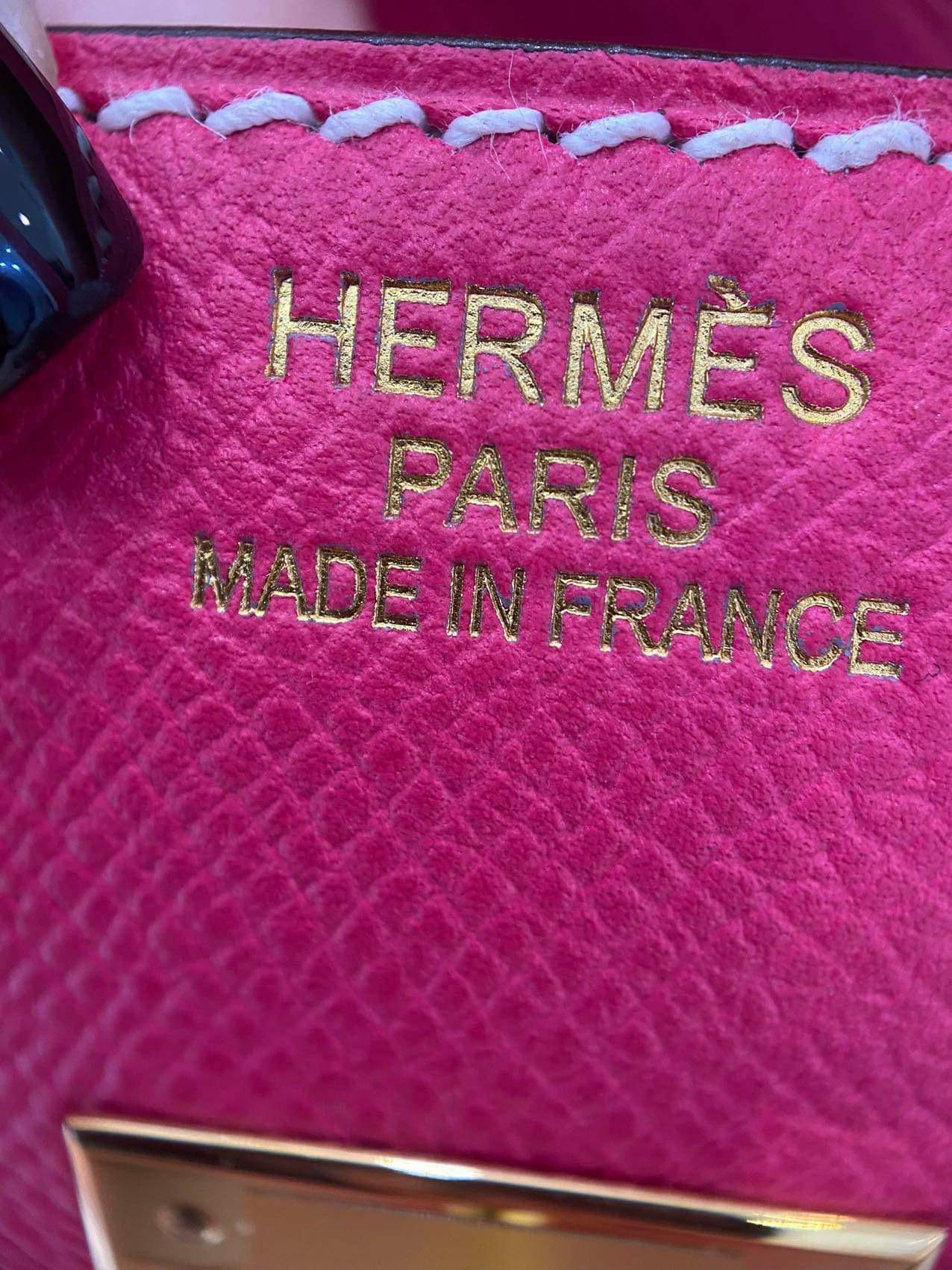 Hermes Birkin 35 Epsom Rose Tyrien Epsom Gold Hardware 4