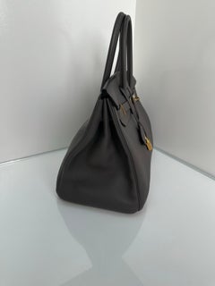Hermes Birkin 35 Etain Bag