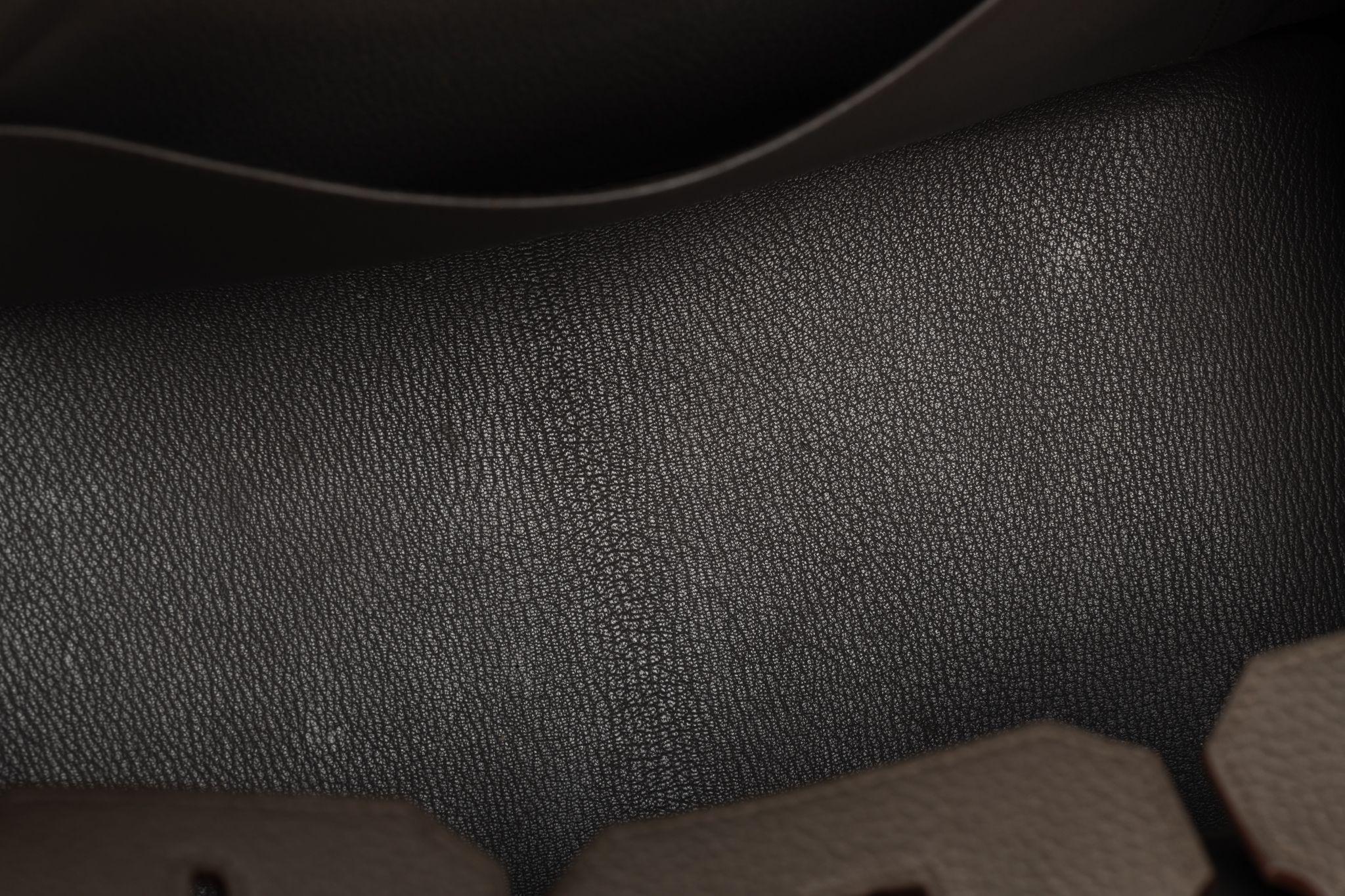 Hermès Birkin 35 Etain Clemence Leather For Sale 9