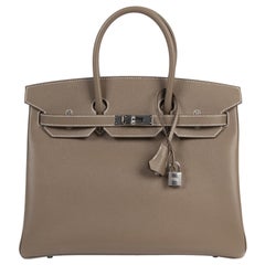 Hermès Birkin 35 Etoupe Epsom PHW