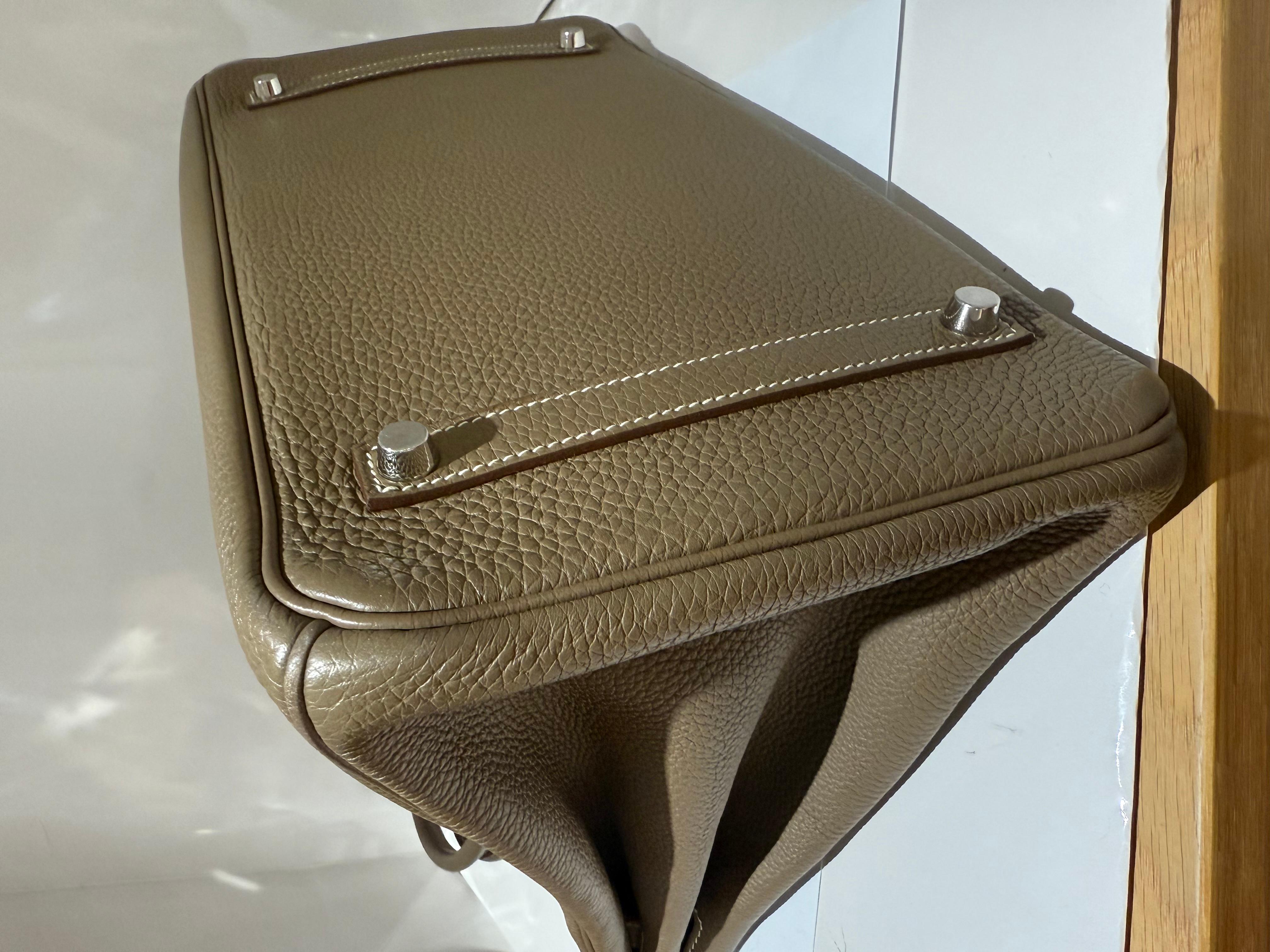 Hermes Birkin 35 Etoupe borsa a mano togo palladio hardware 1