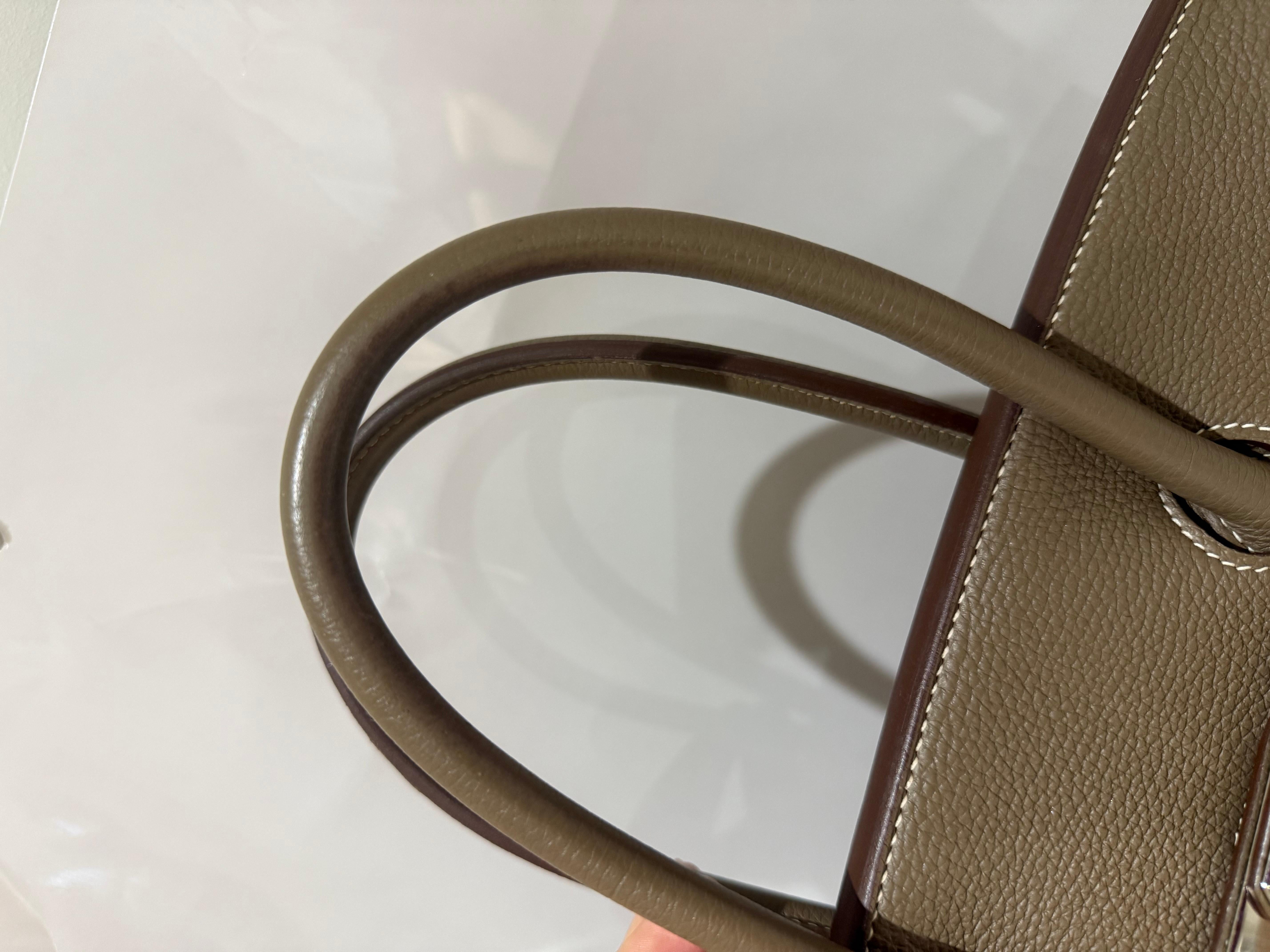 Hermes Birkin 35 Etoupe borsa a mano togo palladio hardware 2