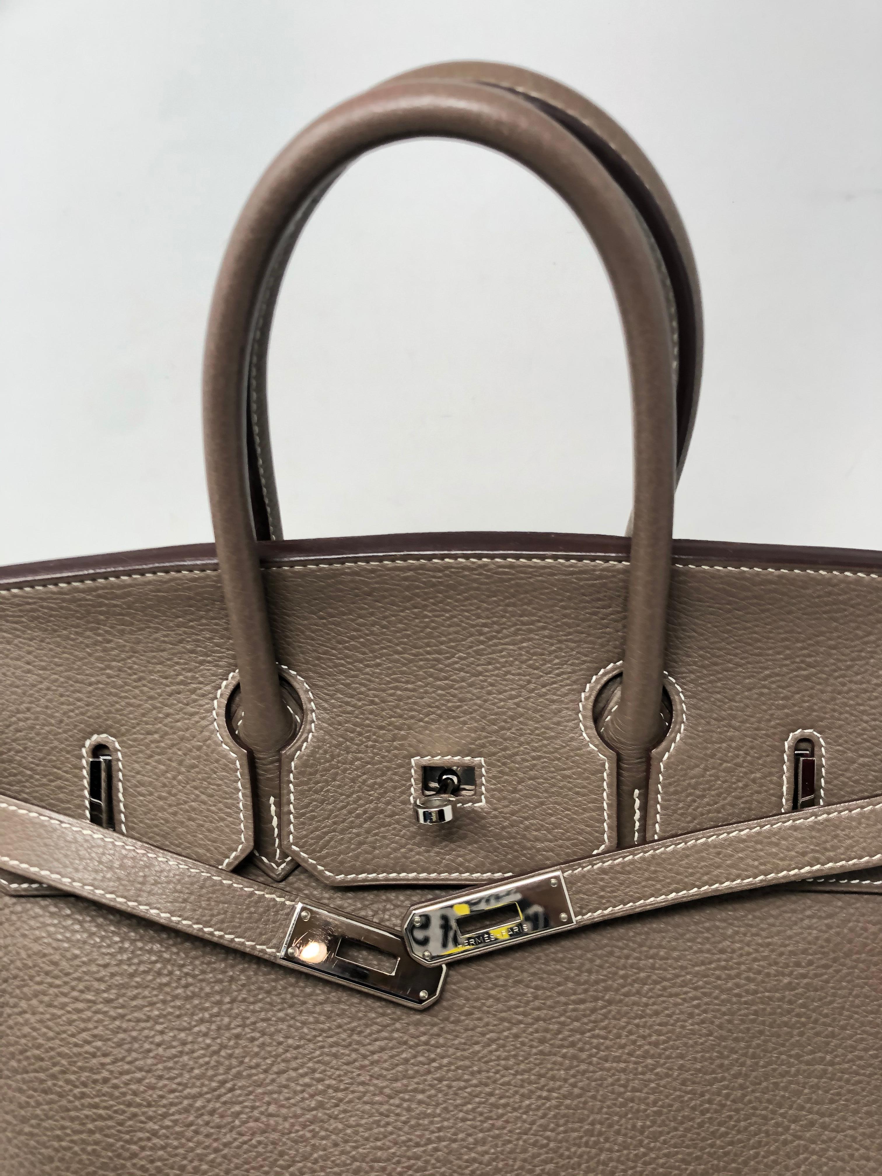 Hermes Birkin 35 Etoupe SHW Togo 5