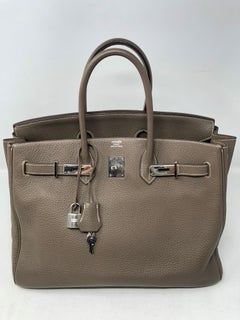 Hermes Birkin 35 Etoupe SHW Togo