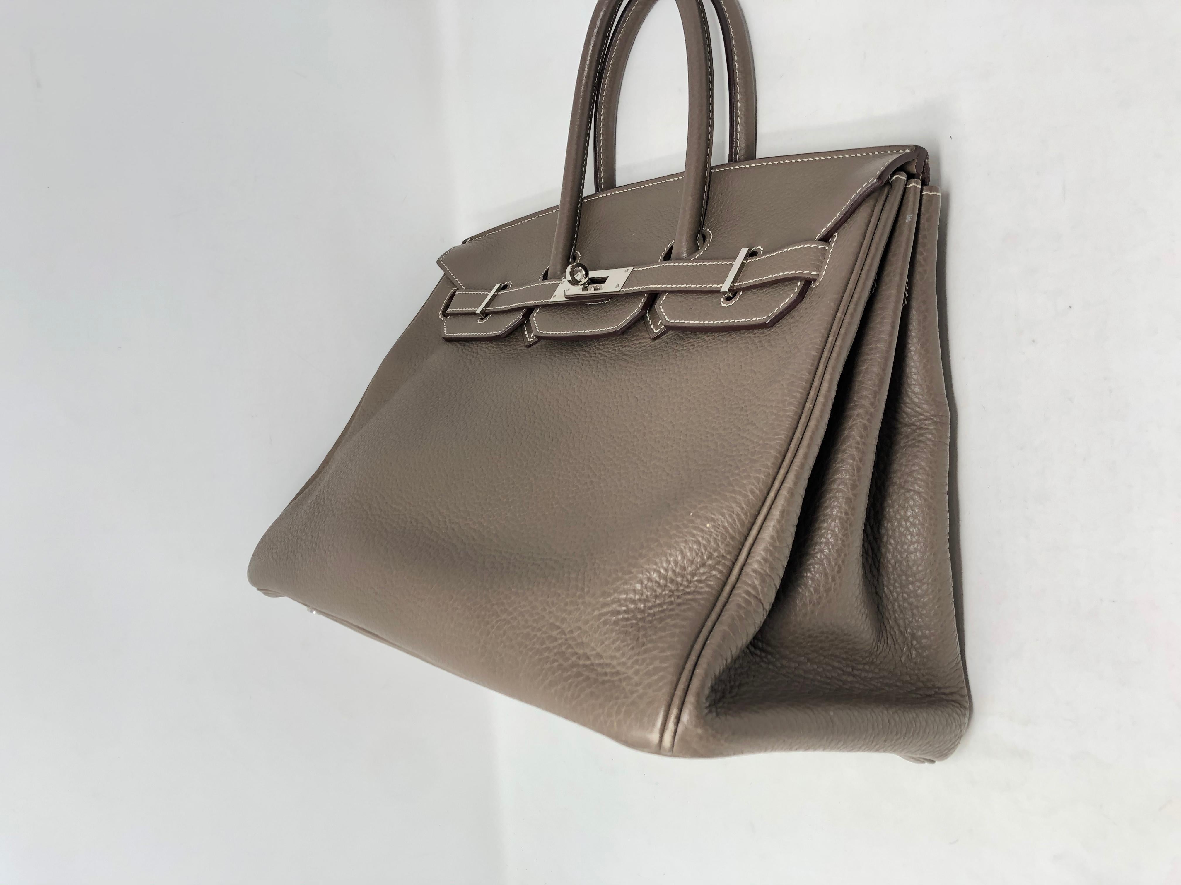 Hermes Birkin 35 Etoupe SHW Togo 1