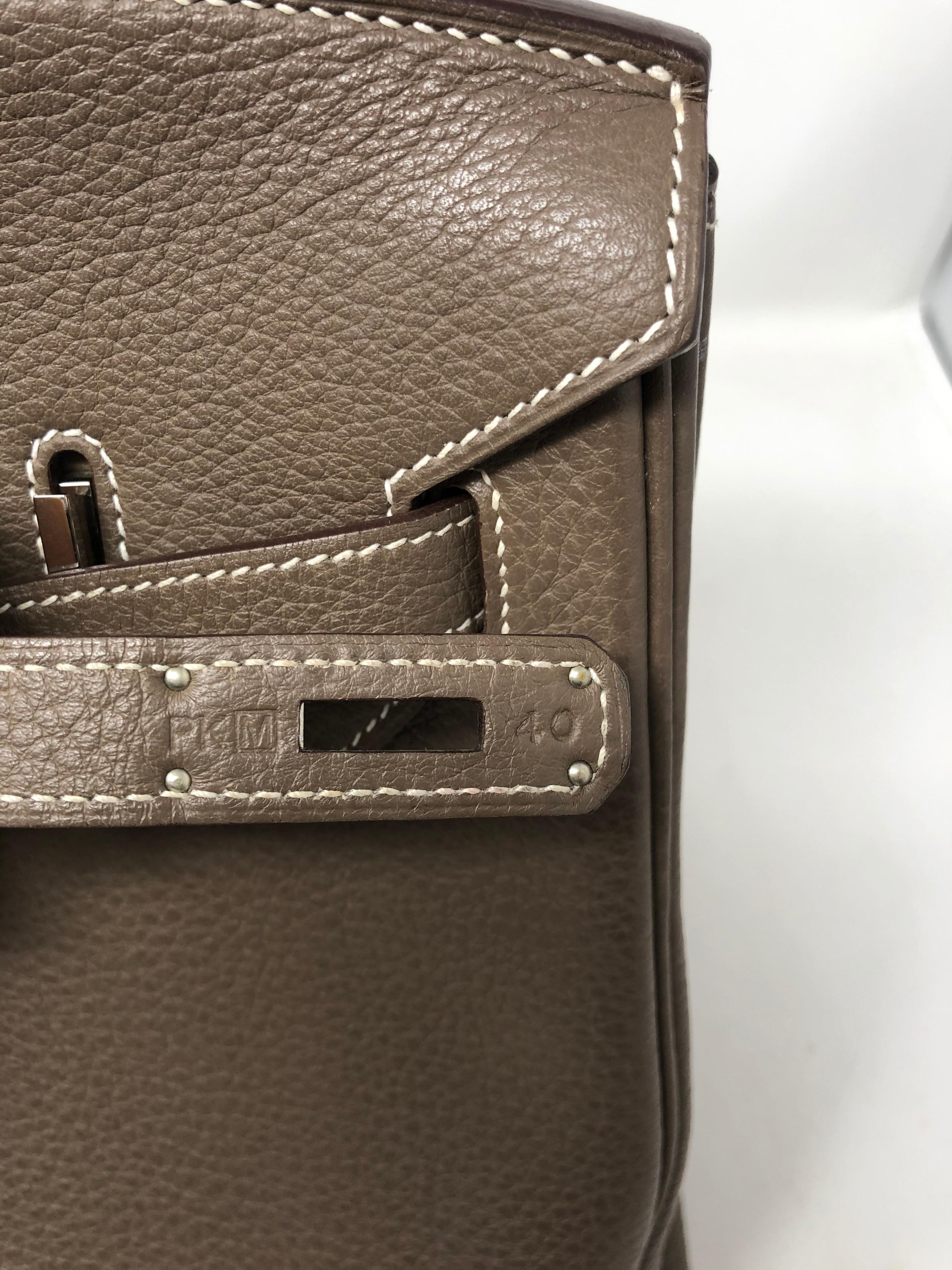 Hermes Birkin 35 Etoupe SHW Togo 4