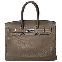 Hermes Birkin 35 Etoupe SHW Togo 