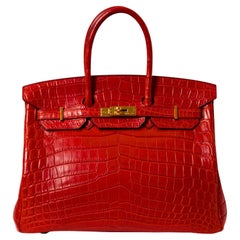 Hermès Birkin 35 Exotic Red GHW
