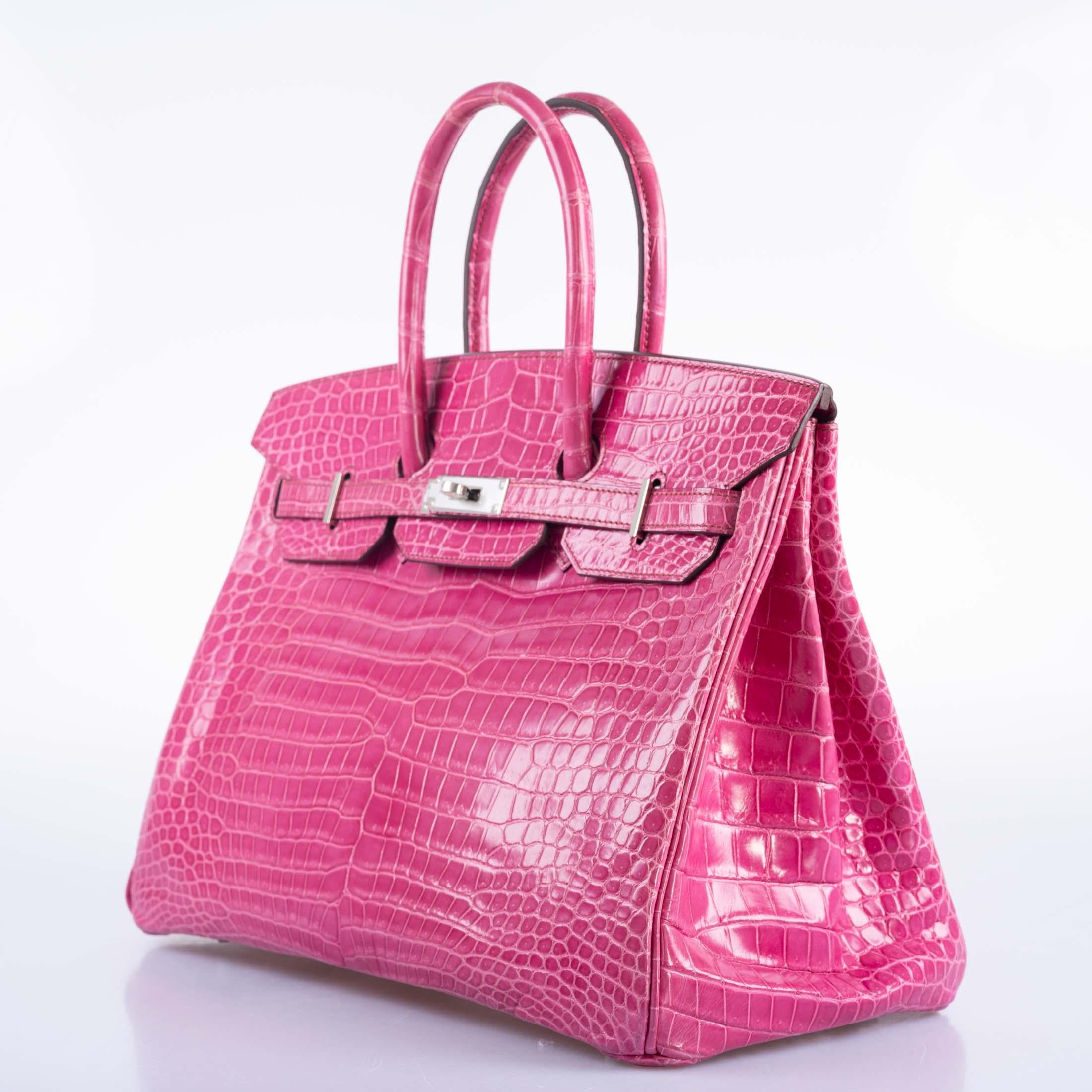 Birkin pink crocodile outlet