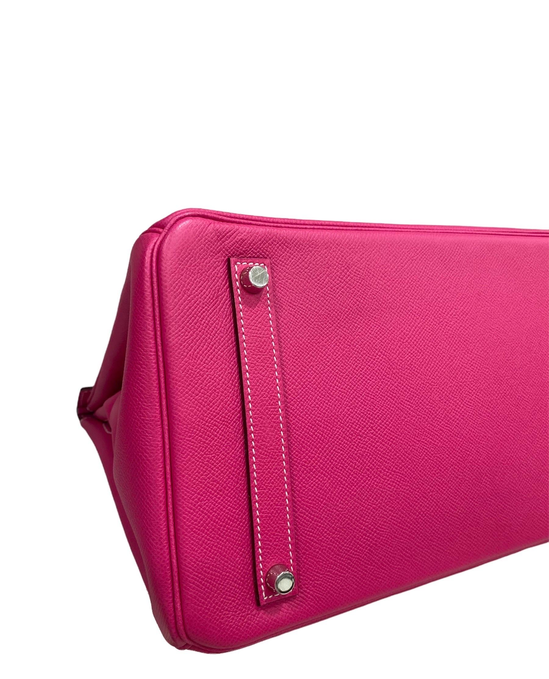 Women's 2013 Hermès Birkin 35 Epsom Leather Rose Tyrien Top Handle Bag
