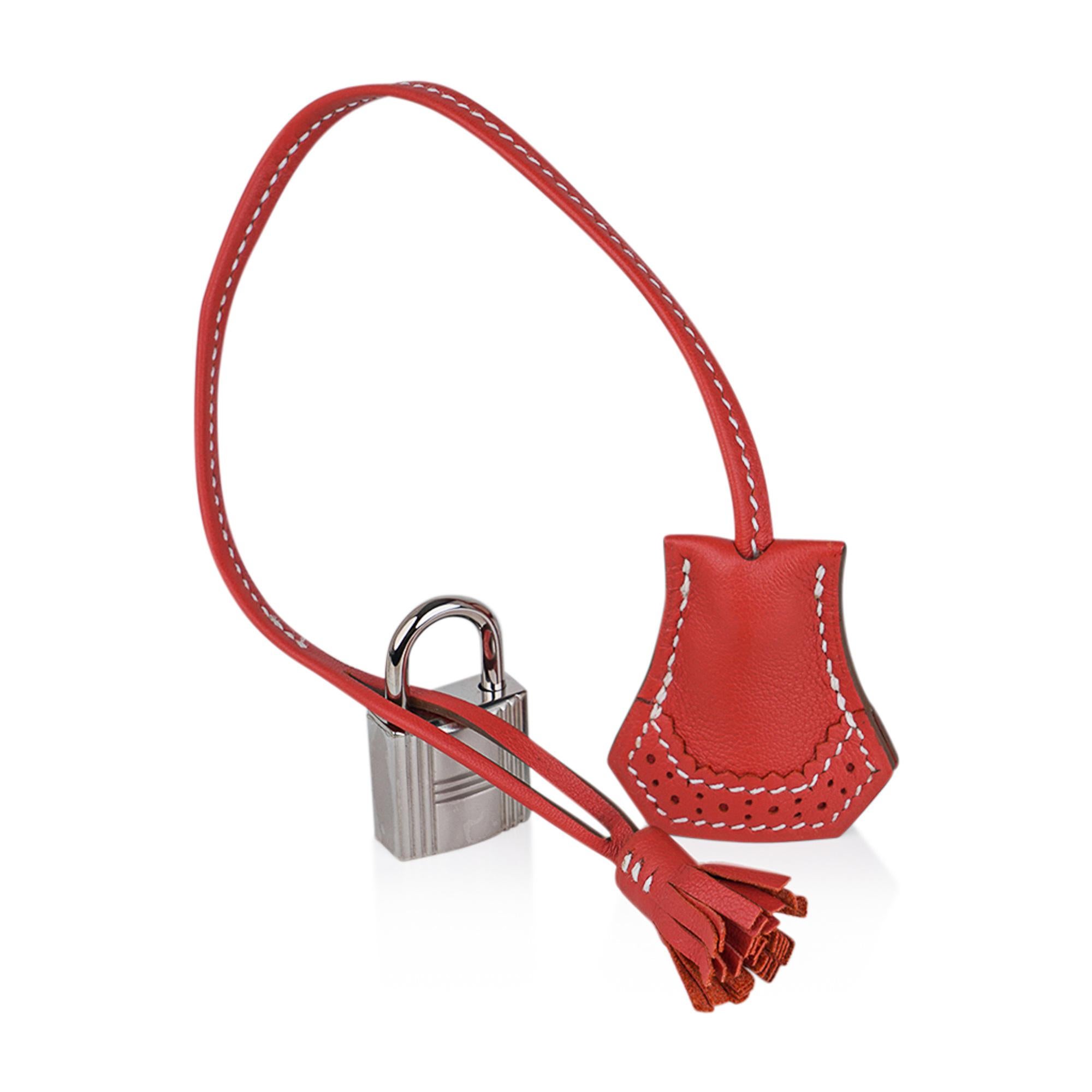 Hermes Birkin 35 GHILLI Sanguine Borsa in edizione limitata Toile Swift Palladium in vendita 7