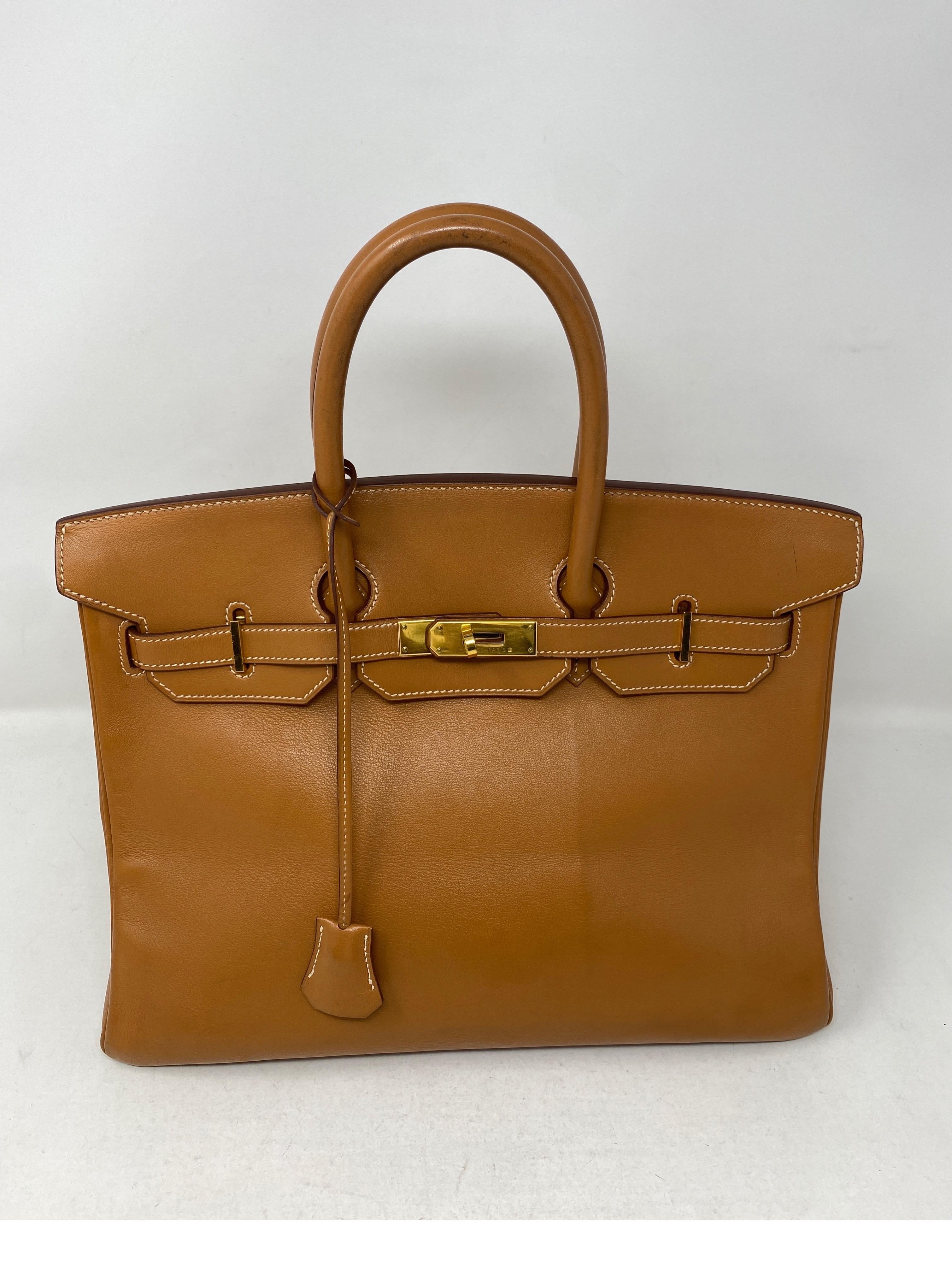 Hermes Birkin 35 Gold Bag 9