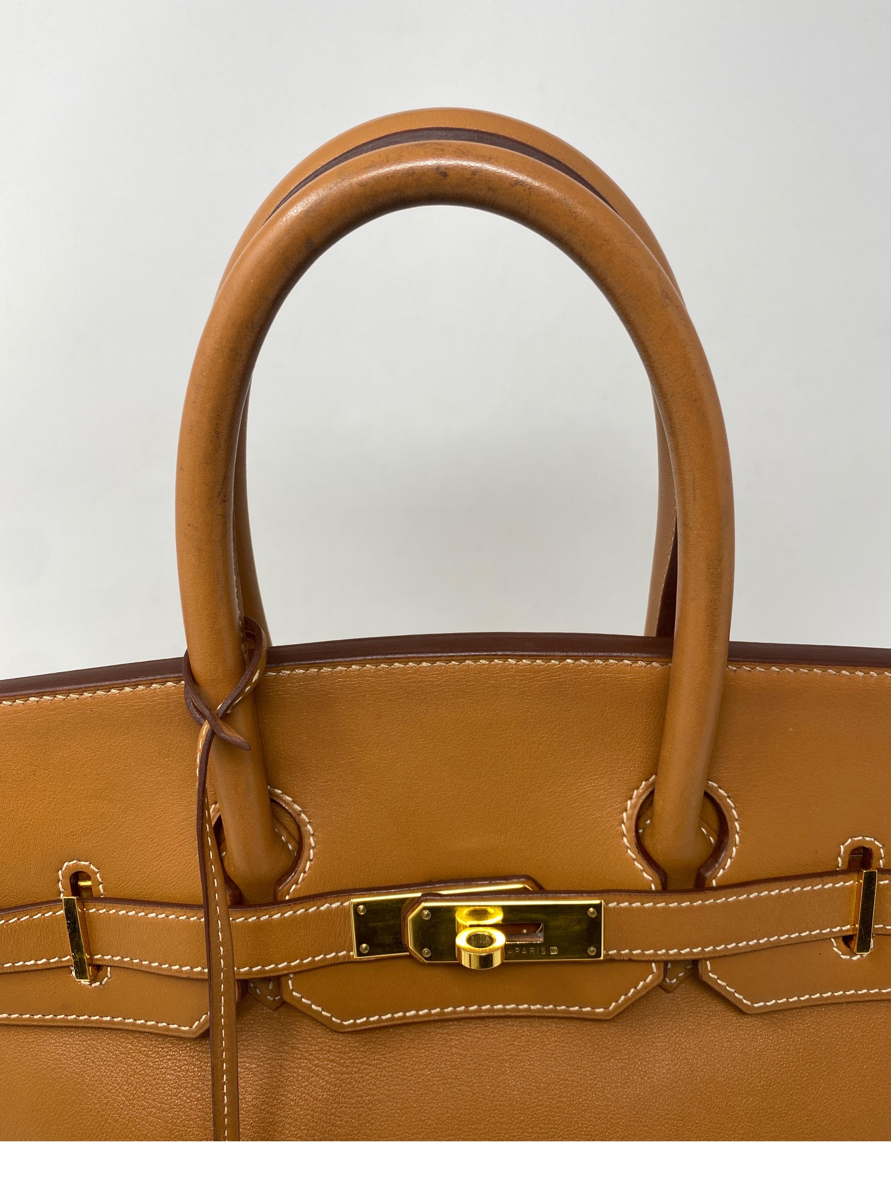 Hermes Birkin 35 Gold Bag 14