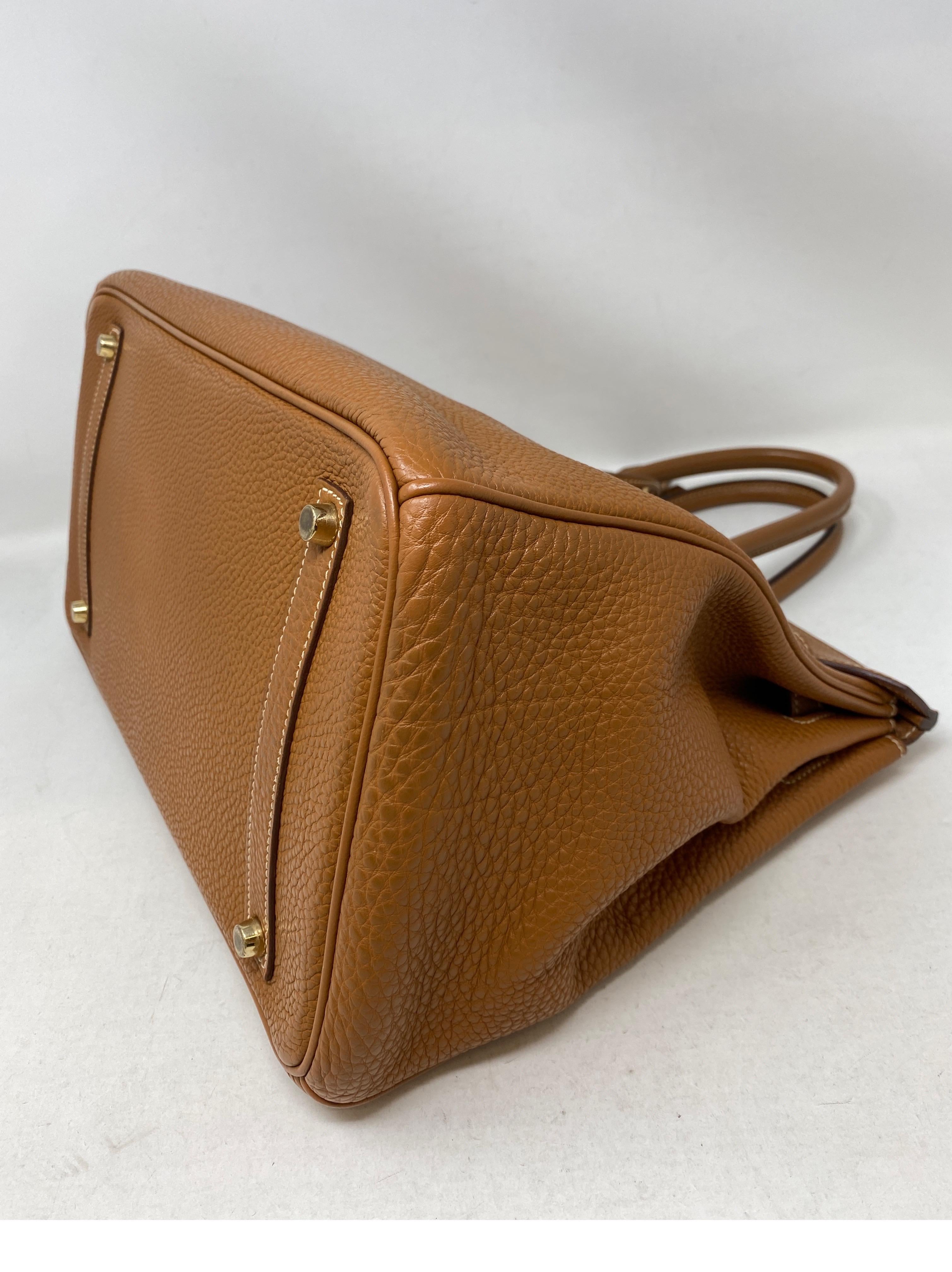 Women's or Men's Hermes Birkin 35 Gold Bag 