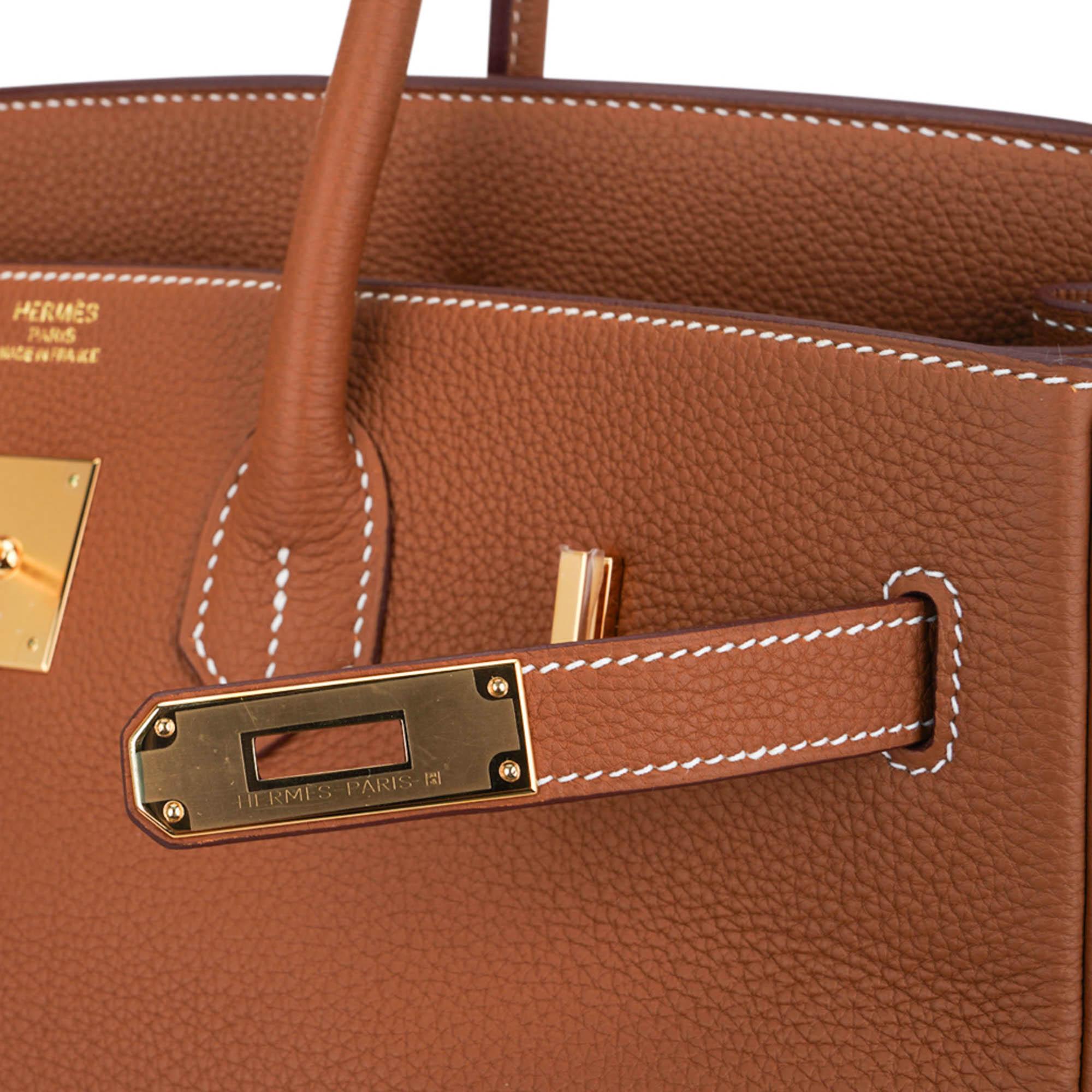 Women's Hermes Birkin 35 Gold Bag Togo Leather Gold Hardware