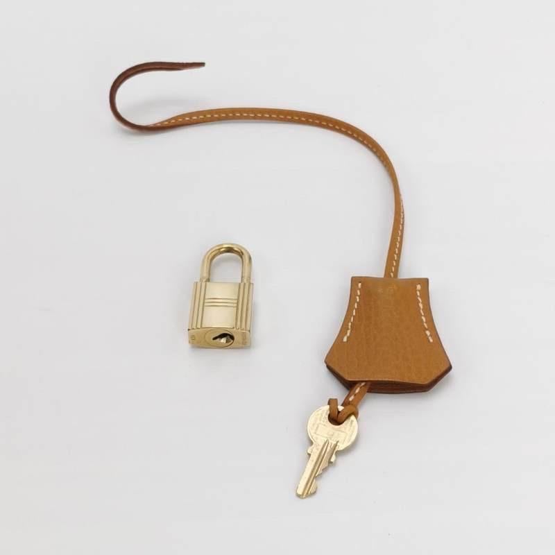 Hermes Birkin 35 Gold calfskin leather gold hardware 1999 7