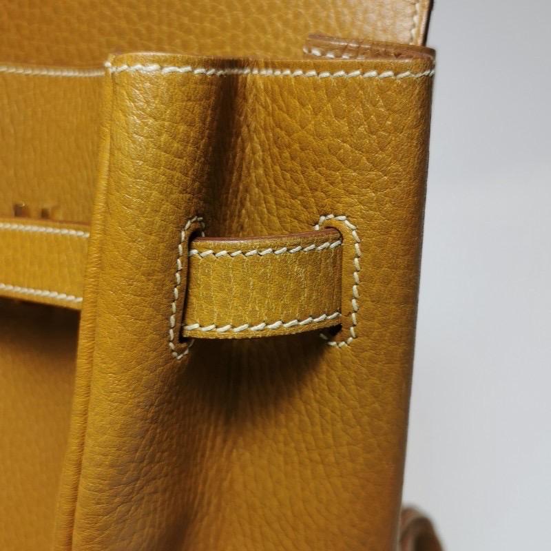 Hermes Birkin 35 Gold calfskin leather gold hardware 1999 9