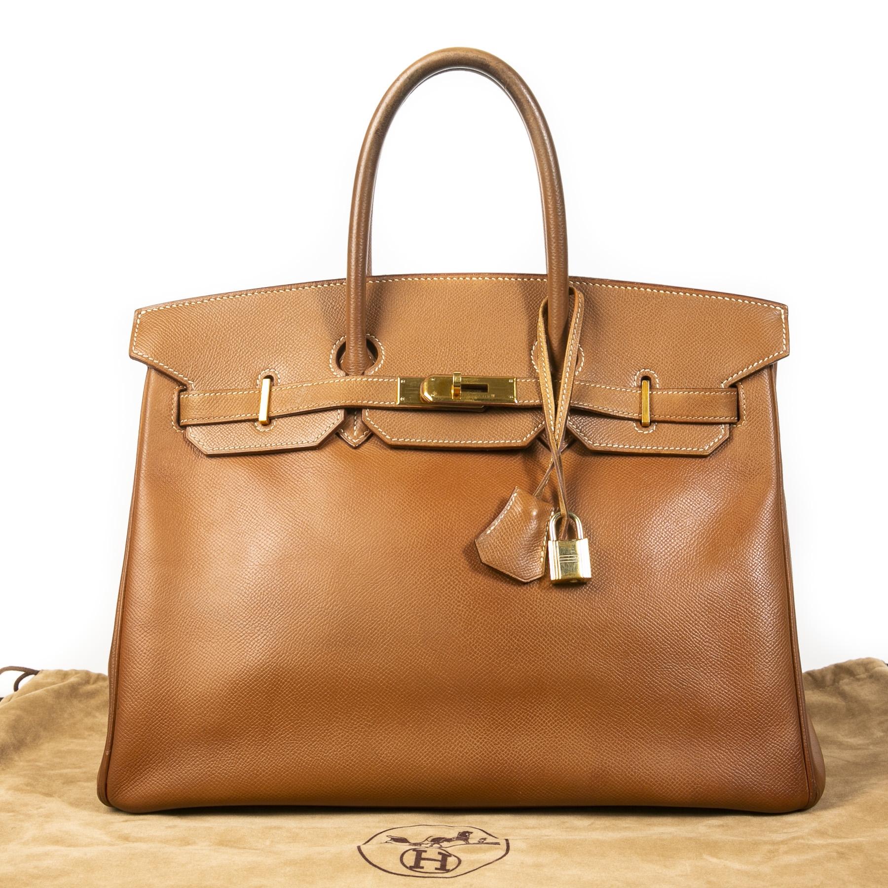 The epitome of a designer bag? The Hermès Birkin! This gorgeous bag is known all around the world as a symbol of status and class, and this preloved treasure is exactly what you need in your life. The Epsom leather holds its shape really well and